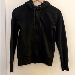 Black Zip-Up Hoodie